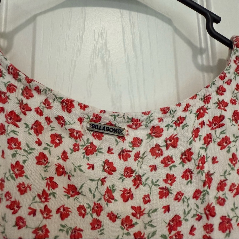 Billabong Last Dance Floral Vneck Mini Dress - Picture 8 of 9